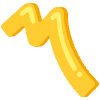 Part Alternation Mark Element from Noto Emojis Set