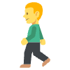 Person Walking Element from EmojiTwo Colors Set