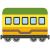 Railway Car Element from EmojiTwo Colors Set