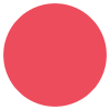 Red Circle Element from EmojiTwo Colors Set