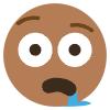 Shocked Emoji Element from EmojiTwo Colors Set