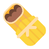 Tamale Flat Element from Fluent Emoji Flat Set