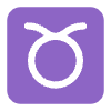 Taurus Flat Element from Fluent Emoji Flat Set