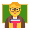 Teacher Flat Default Element from Fluent Emoji Flat Set