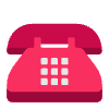 Telephone Flat Element from Fluent Emoji Flat Set