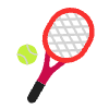 Tennis Flat Emoji from Fluent Emoji Flat Set | Free Download as SVG Vector and Transparent PNG | Streamline emojis