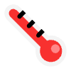 Thermometer Flat Element from Fluent Emoji Flat Set