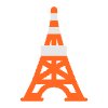 Tokyo Tower Flat Element from Fluent Emoji Flat Set