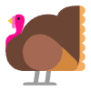 Turkey Flat Element from Fluent Emoji Flat Set