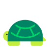 Turtle Flat Emoji from Fluent Emoji Flat Set | Free Download as SVG Vector and Transparent PNG | Streamline emojis