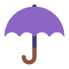 Umbrella Flat Emoji from Fluent Emoji Flat Set | Free Download as SVG Vector and Transparent PNG | Streamline emojis