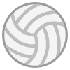 Volleyball Flat Emoji from Fluent Emoji Flat Set | Free Download as SVG Vector and Transparent PNG | Streamline emojis