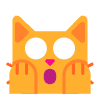 Weary Cat Flat Emoji from Fluent Emoji Flat Set | Free Download as SVG Vector and Transparent PNG | Streamline emojis