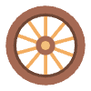 Wheel Flat Element from Fluent Emoji Flat Set