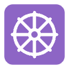 Wheel Of Dharma Flat Emoji from Fluent Emoji Flat Set | Free Download as SVG Vector and Transparent PNG | Streamline emojis