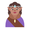 Woman Elf Flat Medium Element from Fluent Emoji Flat Set
