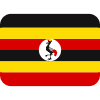 Flag Uganda Element from Twemoji Emoji Set