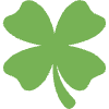 Four Leaf Clover Element from Twemoji Emoji Set