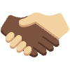 Handshake Dark Skin Tone Medium Light Skin Tone Element from Twemoji Emoji Set