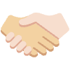 Handshake Medium Light Skin Tone Light Skin Tone Element from Twemoji Emoji Set