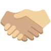 Handshake Medium Skin Tone Medium Light Skin Tone Element from Twemoji Emoji Set