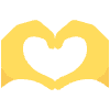 Heart Hands Element from Twemoji Emoji Set