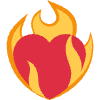 Heart On Fire Emoji from Twemoji Set | Free Download as SVG Vector and Transparent PNG | Streamline emojis