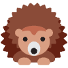 Hedgehog Element from Twemoji Emoji Set