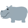 Hippopotamus Element from Twemoji Emoji Set