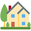 House With Garden Element from Twemoji Emoji Set