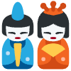 Japanese Dolls Element from Twemoji Emoji Set