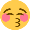 Kissing Face With Closed Eyes Element from Twemoji Emoji Set