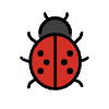 Lady Beetle Element from OpenMoji Emoji Set