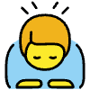 Man Bowing Element from OpenMoji Emoji Set