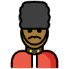 Man Guard Medium Dark Skin Tone Element from OpenMoji Emoji Set