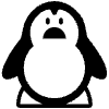 Penguin High Contrast Element from Fluent Emoji High Contrast Set