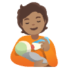Person Feeding Baby Medium Skin Tone Element from Noto Emojis Set