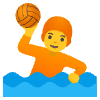Person Playing Water Polo Element from Noto Emojis Set