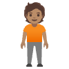 Person Standing Medium Skin Tone Element from Noto Emojis Set
