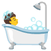 Person Taking Bath Element from Noto Emojis Set