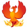Phoenix Element from Noto Emojis Set