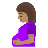 Pregnant Woman Medium Skin Tone Element from Noto Emojis Set