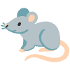 Rat Element from Noto Emojis Set