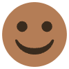 Smiley Brown Element from EmojiTwo Colors Set