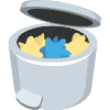 Wastebasket Element from EmojiTwo Colors Set