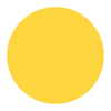 Yellow Circle Flat Element from Fluent Emoji Flat Set
