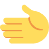 Leftwards Hand Element from Twemoji Emoji Set