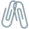 Linked Paperclips Element from Twemoji Emoji Set