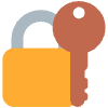 Locked With Key Element from Twemoji Emoji Set