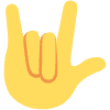 Love You Gesture Element from Twemoji Emoji Set